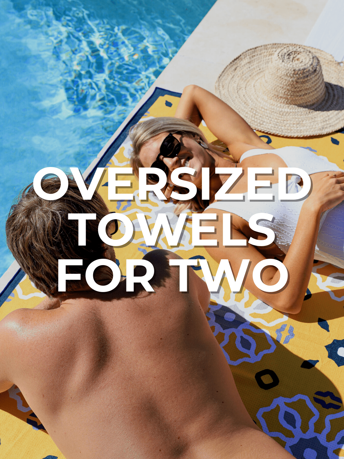 Oversized Sand Free Towels For Two